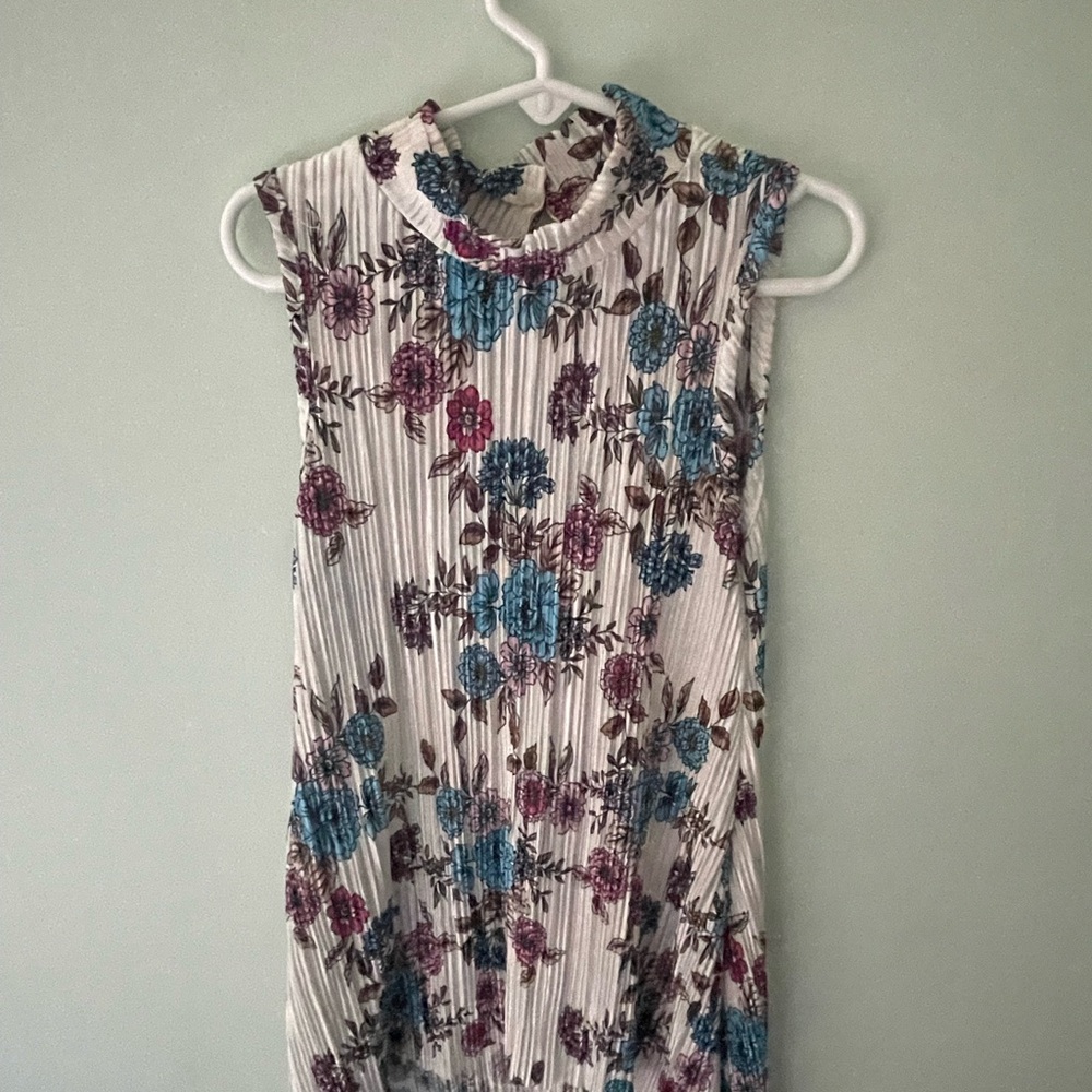 Floral Kids Sleeveless Top